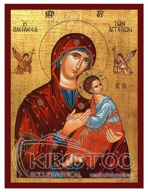 Εικόνα Παναγία Η Βασίλισσα των Αγγέλων Βυζαντινή