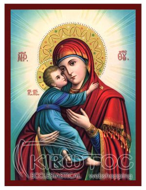 Εικόνα Παναγία Η Γλυκοφιλούσα  Βυζαντινή