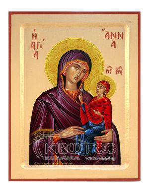 Εικόνα Αγία Άννα Χρυσοτυπία