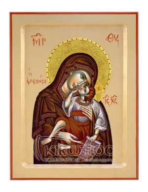 Εικόνα Παναγία Ελεούσα Χρυσοτυπία