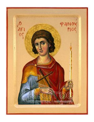 Εικόνα Άγιος Φανούριος Χρυσοτυπία