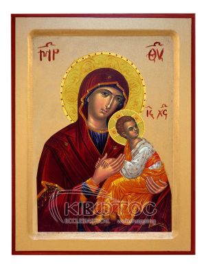 Εικόνα Παναγία Αμόλυντος Χρυσοτυπία