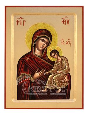 Εικόνα Παναγία Κεχαριτωμένη Χρυσοτυπία