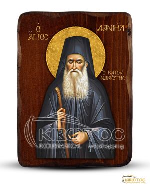 Εικόνα Άγιος Δανιήλ Κατουνακιώτης Ανάγλυφη
