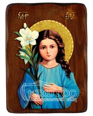 Εικόνα Παναγία Τριών Ετών Ανάγλυφη