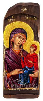 Εικόνα Αγία Άννα Χειροποίητη