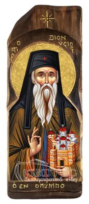 Εικόνα Άγιος Διονύσιος εν Ολύμπω Χειροποίητη