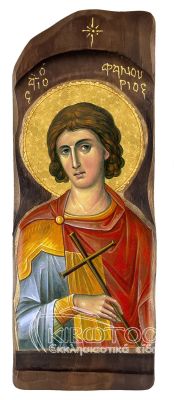 Εικόνα Άγιος Φανούριος Χειροποίητη