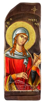 Εικόνα Αγία Μαρίνα Χειροποίητη