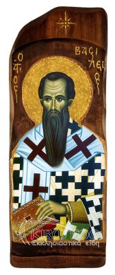 Εικόνα Άγιος Βασίλειος  Χειροποίητη