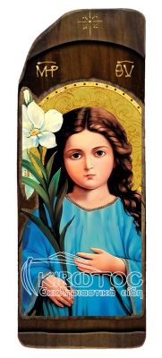 Εικόνα Παναγία Τριών Ετών Χειροποίητη