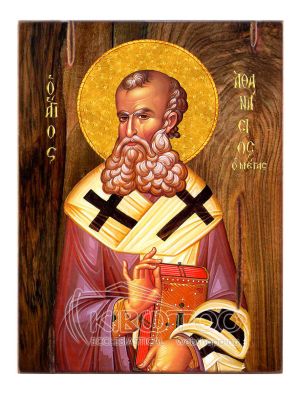Εικόνα Άγιος Αθανάσιος Ξύλινη 22x16cm