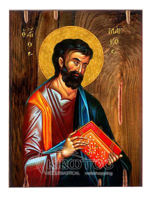 Εικόνα Άγιος Μάρκος Ξύλινη 22x16cm