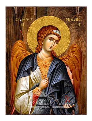 Εικόνα Αρχάγγελος Μιχαήλ Ξύλινη 22x16cm