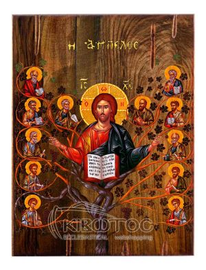 Εικόνα Άμπελος Ξύλινη 22x16cm