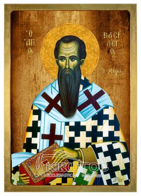 Εικόνα Άγιος Βασίλειος Λιθογραφία