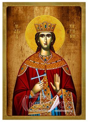 Εικόνα Αγία Ειρήνη Λιθογραφία