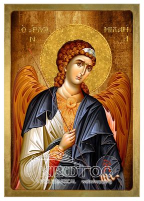 Εικόνα Αρχάγγελος Μιχαήλ  Λιθογραφία