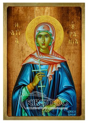 Εικόνα Αγία Ουρανία Λιθογραφία