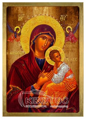 Εικόνα Παναγία Αμόλυντος Λιθογραφία