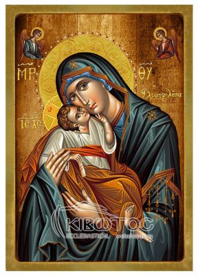 Εικόνα Παναγία Γλυκοφιλούσα Λιθογραφία
