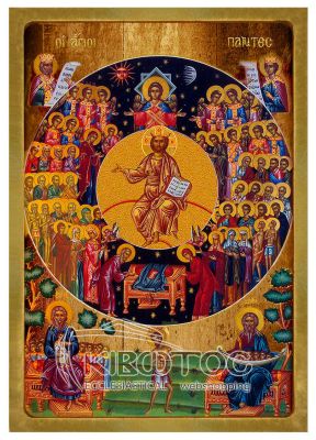 Εικόνα Άγιοι Πάντες Λιθογραφία