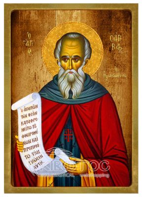 Εικόνα Άγιος Σάββας Λιθογραφία