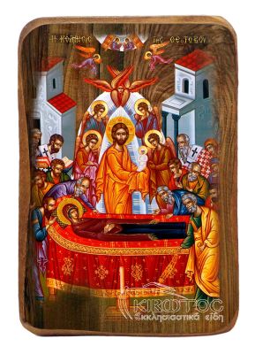 Εικόνα Μπομπονιέρα Η Κοίμηση της Θεοτόκου Οικονομική