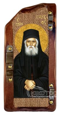 Εικόνα Άγιος Παΐσιος Ξυλόγλυπτη