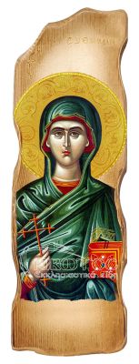 Εικόνα Αγία Ευθυμία Σχέδιο Κεραμίδι