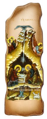 Εικόνα Γέννησις Σχέδιο Κεραμίδι