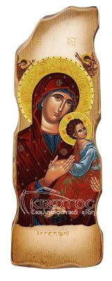 Εικόνα Υπεραγία Θεοτόκος Αγγέλων Σχέδιο Κεραμίδι