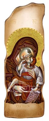 Εικόνα Υπεραγία Θεοτόκος Ελεούσα Σχέδιο Κεραμίδι