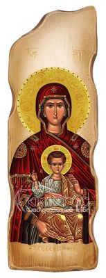 Εικόνα Υπεραγία Θεοτόκος Ελευθερώτρια Σχέδιο Κεραμίδι