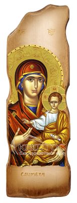 Εικόνα Υπεραγία Θεοτόκος Σουμελά Σχέδιο Κεραμίδι