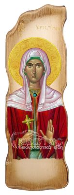 Εικόνα Αγία Χριστίνα Σχέδιο Κεραμίδι