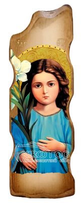 Εικόνα Παναγία Τριών Ετών Σχέδιο Κεραμίδι