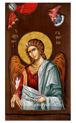 Εικόνα Αρχάγγελος Γαβριήλ με Άγγελο