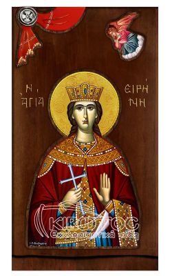 Εικόνα Αγία Ειρήνη με Άγγελο