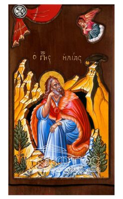 Εικόνα Προφήτης Ηλίας με Άγγελο