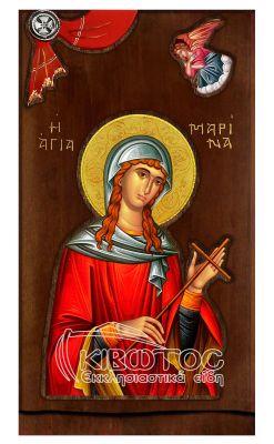 Εικόνα Αγία Μαρίνα με Άγγελο