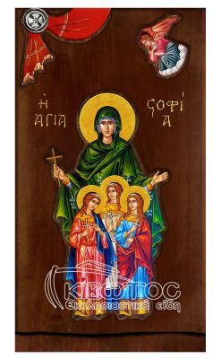 Εικόνα Αγία Σοφία με Άγγελο