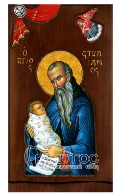 Εικόνα Άγιος Στυλιανός με Άγγελο