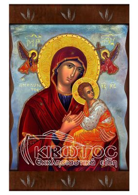 Εικόνα Παναγία Αμόλυντος Ανάγλυφη Ζωγραφιστή