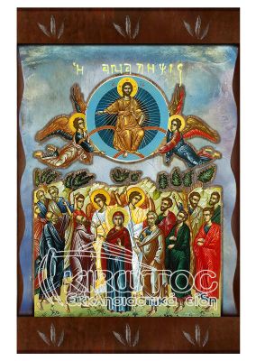 Εικόνα Ανάληψη του Κυρίου Ανάγλυφη Ζωγραφιστή