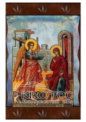 Εικόνα Ευαγγελισμός της Θεοτόκου Ανάγλυφη Ζωγραφιστή