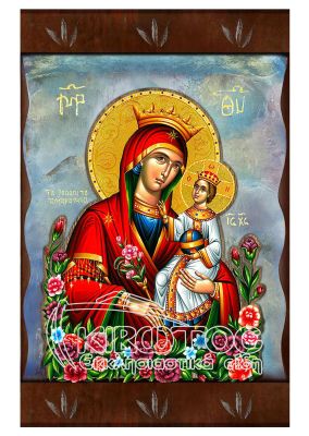 Εικόνα Ρόδον το Αμάραντο Ανάγλυφη Ζωγραφιστή