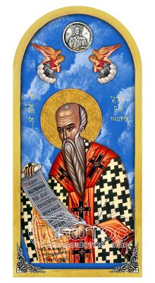 Εικόνα Ουρανός Άγιος Αλέξανδρος 38x18cm