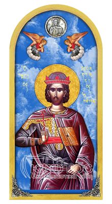 Εικόνα Ουρανός Άγιος Αναστάσιος 38x18cm