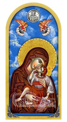 Εικόνα Ουρανός Παναγία Ελεούσα 38x18cm
